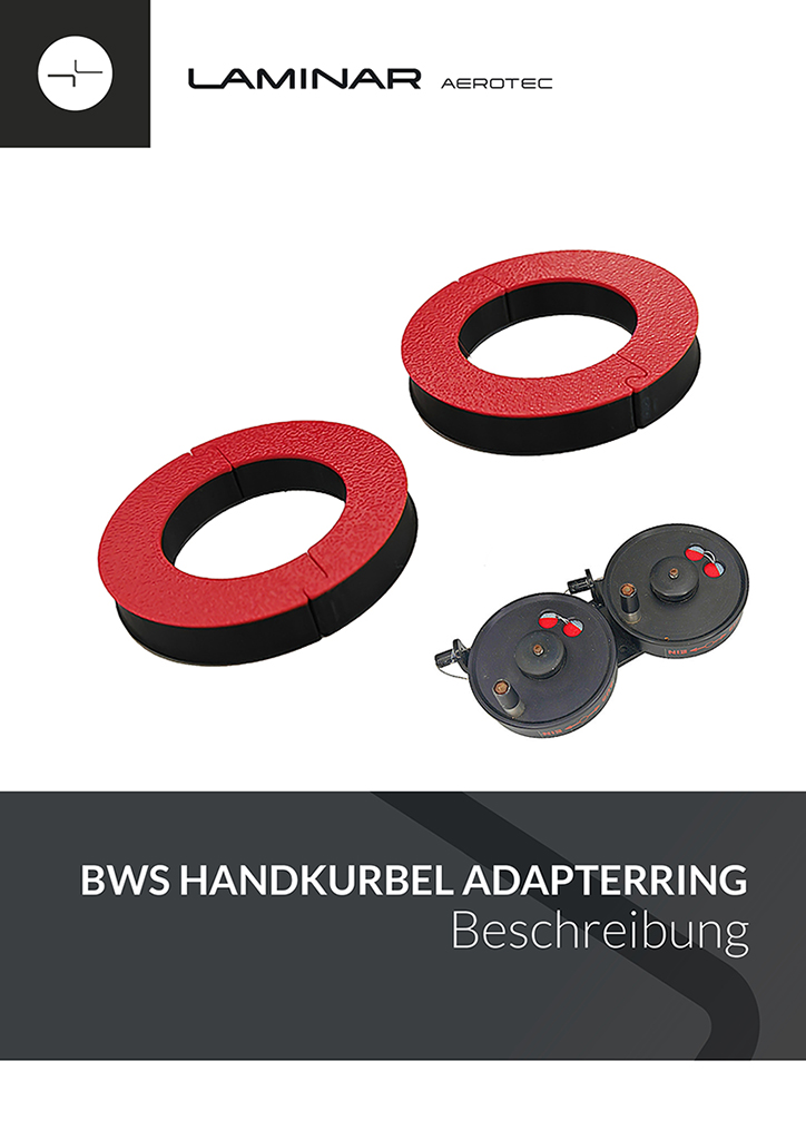 BWS Handkurbel Adapterring | Manual Laminar Aerotec