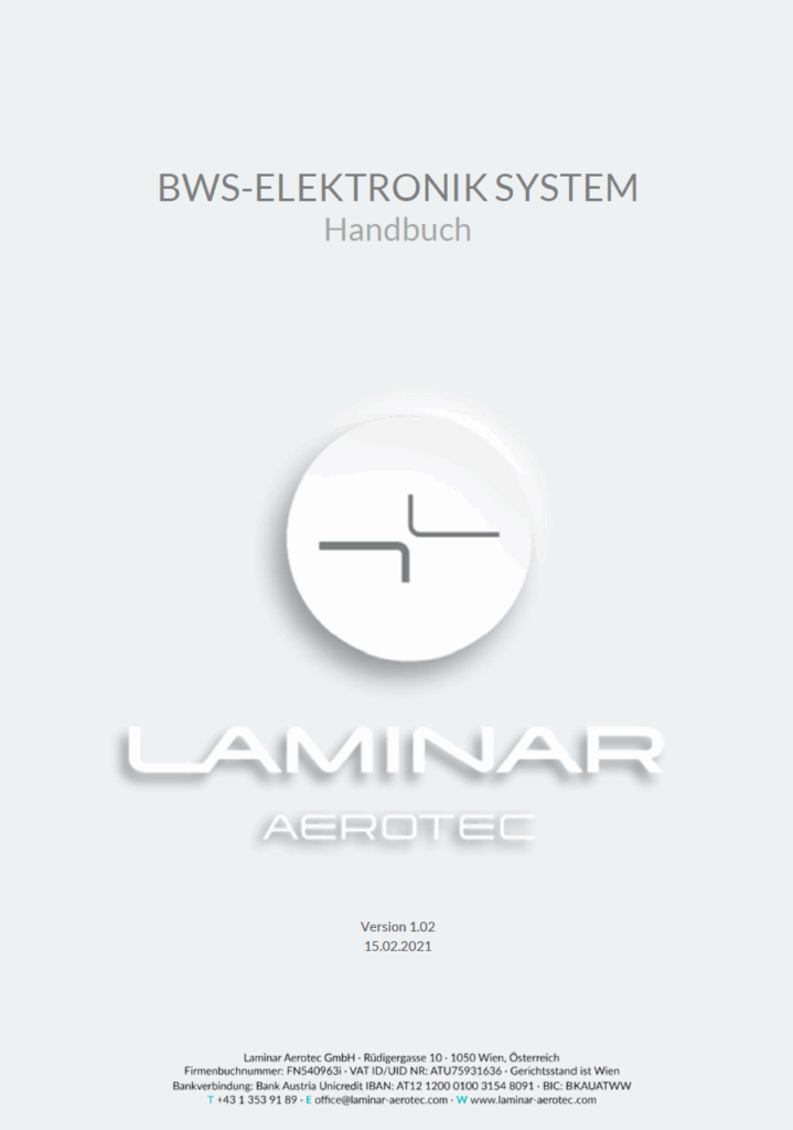 BWS Elektronik System | Manual Laminar Aerotec