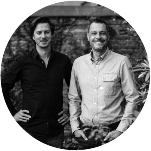 Die Gründer der Laminar Aerotec GmbH Andreas Lutz und Wolfgang Zimmermann.